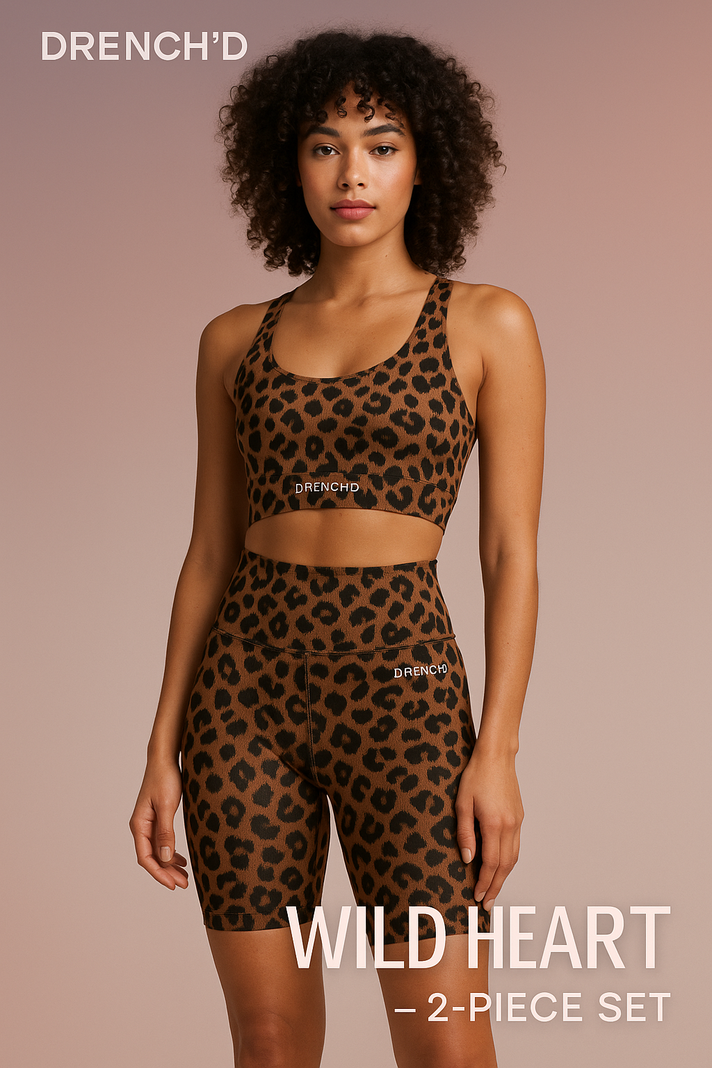 WILD HEART BRA & SHORTS SET